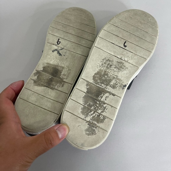 Vince Blair 5 Perforated Slip-On Sneakers in Black Retail $225 Minimalist Fall - Picture 7 of 8